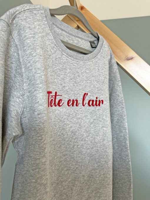 Sweat personnalisé adjectif - Velours – Image 3