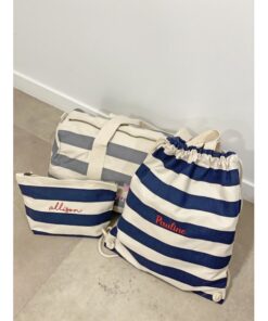 Sac à dos marinière - Sac à dos personnalisé - Les doigts dans le nez