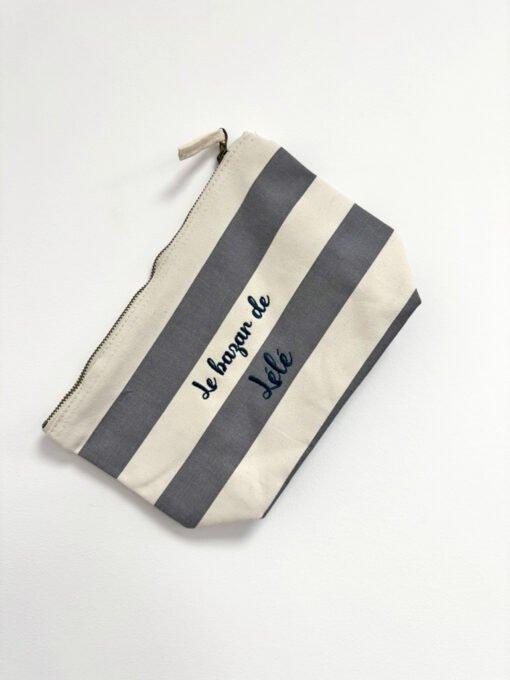 Trousse marinière - gris – Image 2