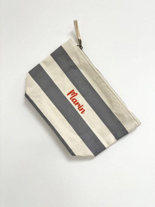 Trousse marinière - gris