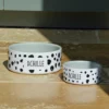 Duo de gamelles personnalisées à pois