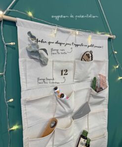 calendrier personnalisé en tissu léopard