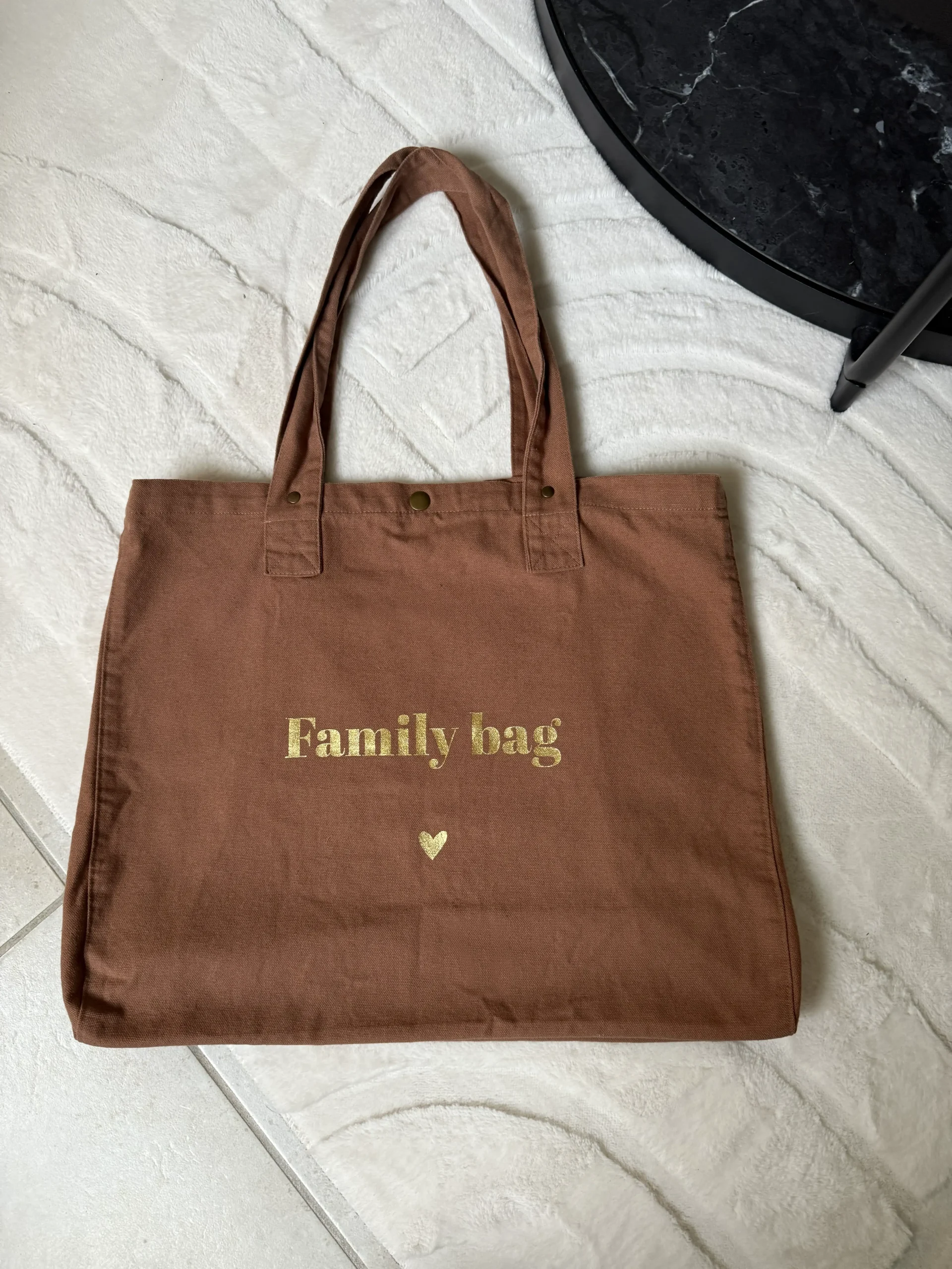 Grand sac cabas - caramel / Family Bag