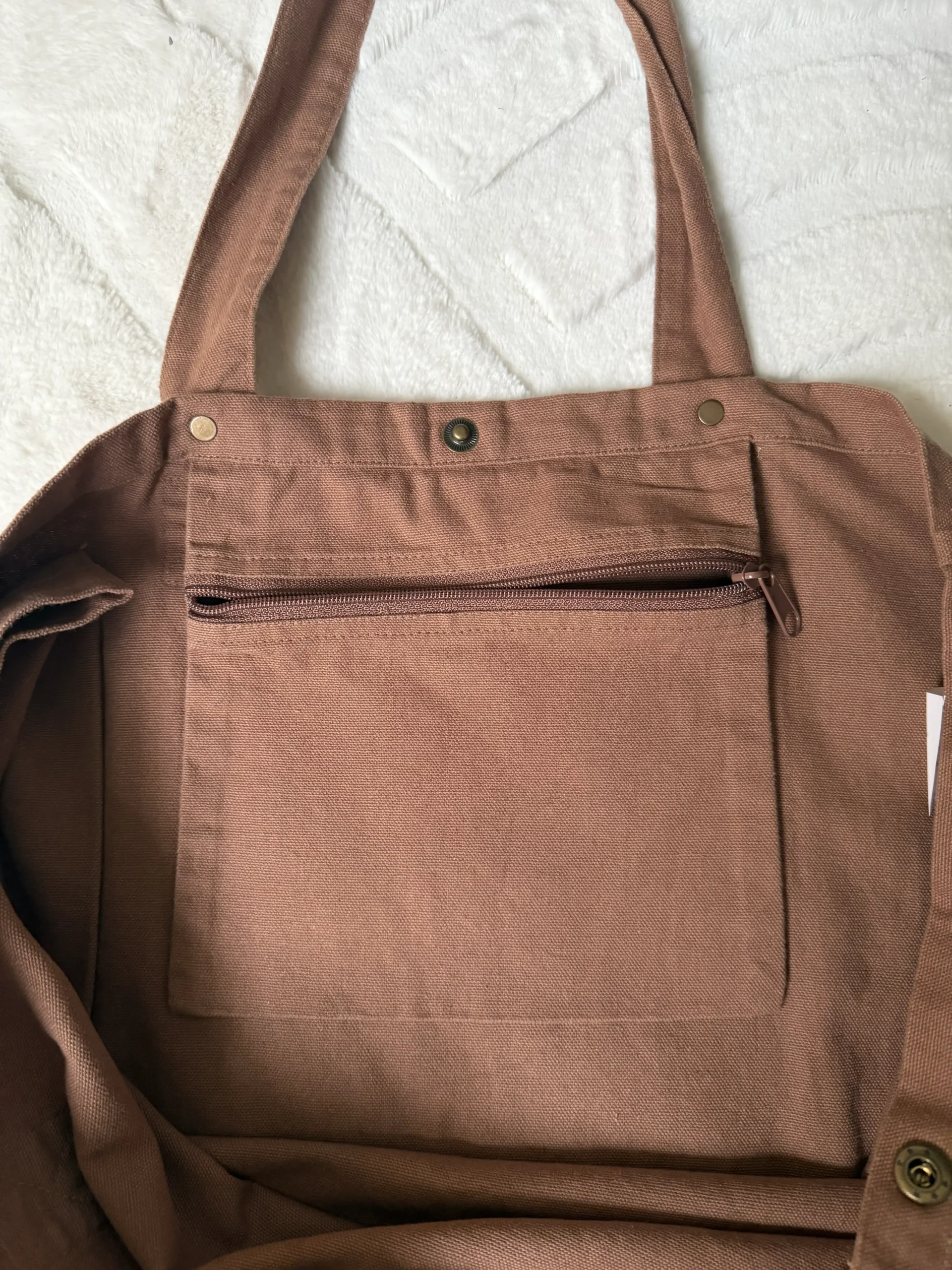 Grand sac cabas - caramel / Family Bag – Image 3