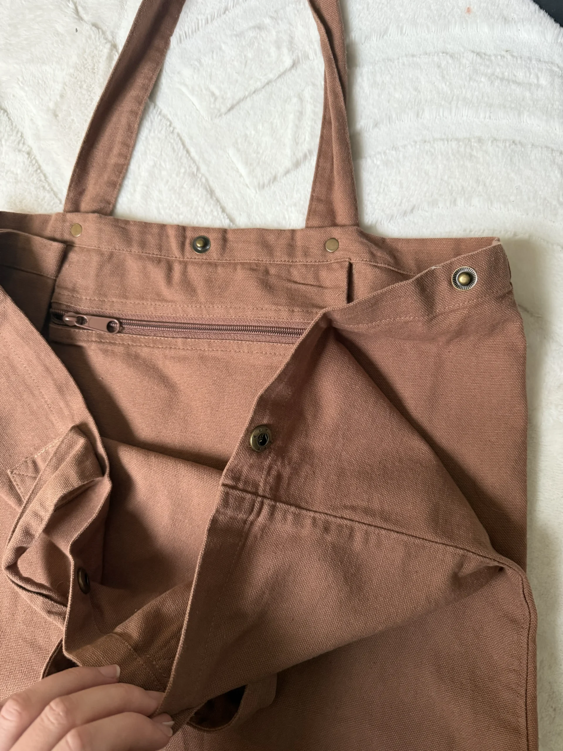 Grand sac cabas - caramel / Family Bag – Image 2