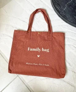 Grand sac cabas - terracotta / Family Bag