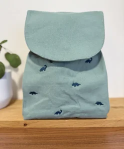 Sac à dos enfant - vert / dinosaures vert canard