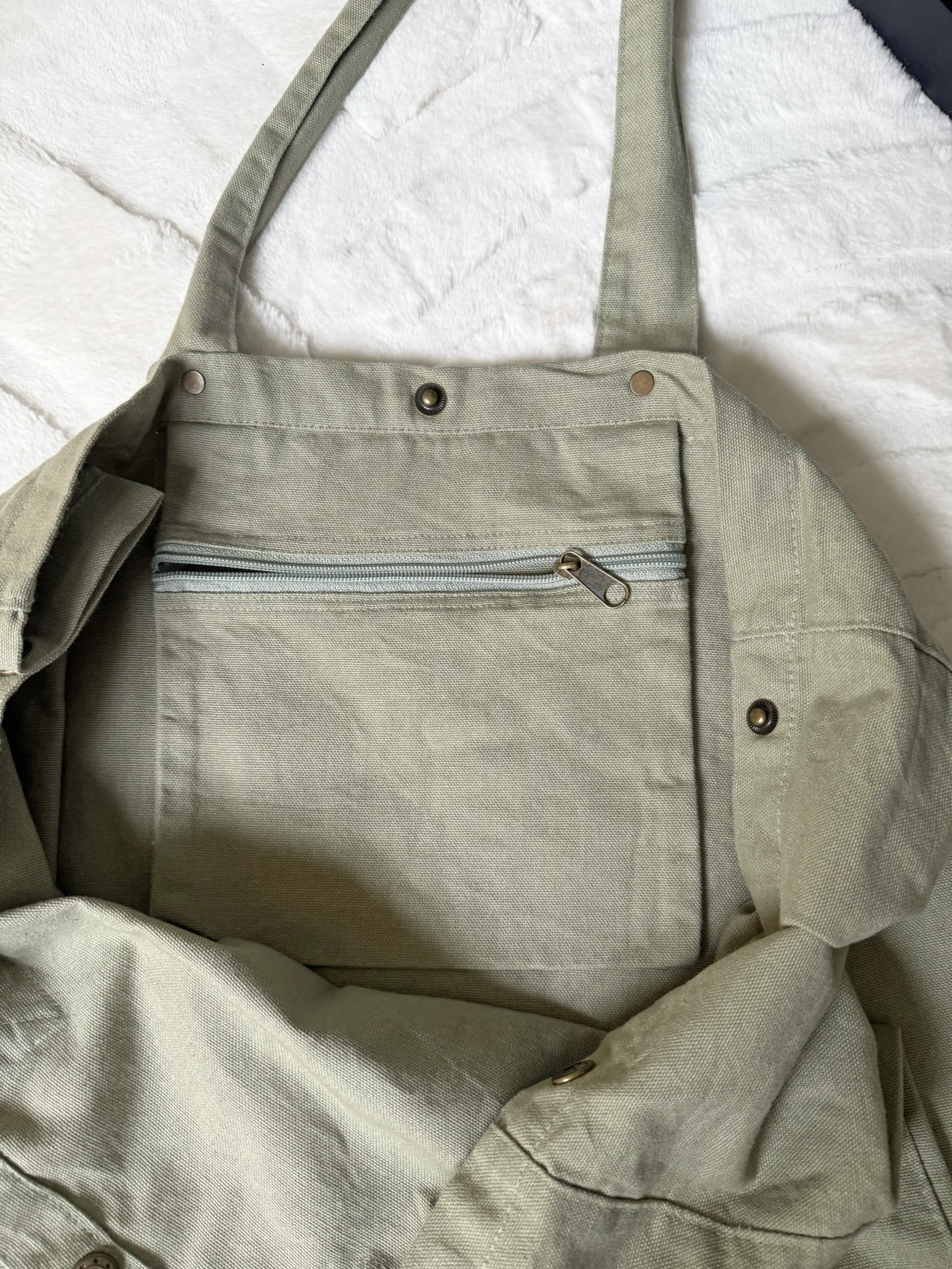 Grand sac cabas - vert sauge / Family Bag – Image 3