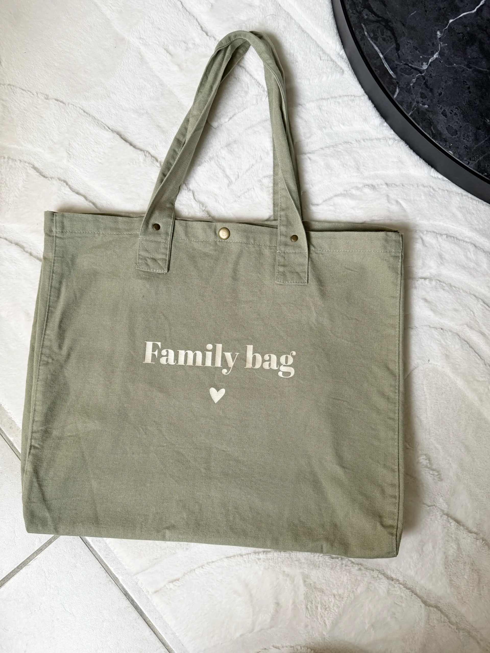Grand sac cabas - vert sauge / Family Bag