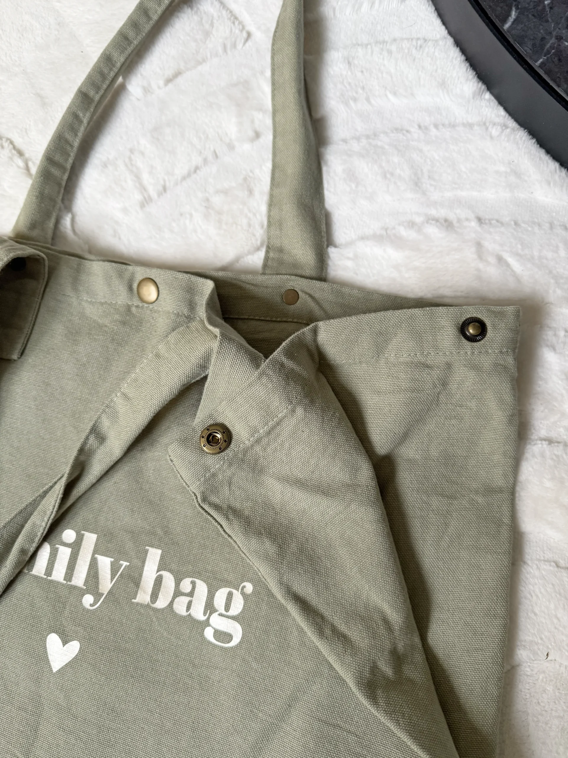 Grand sac cabas - vert sauge / Family Bag – Image 2