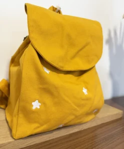Alternative view of Sac à dos enfant - moutarde / étoiles