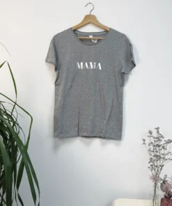 Tee-shirt femme gris - Mama