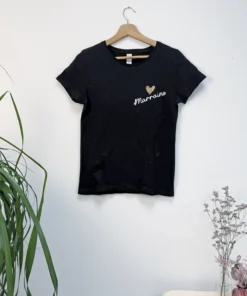 Tee-shirt femme noir - Marraine