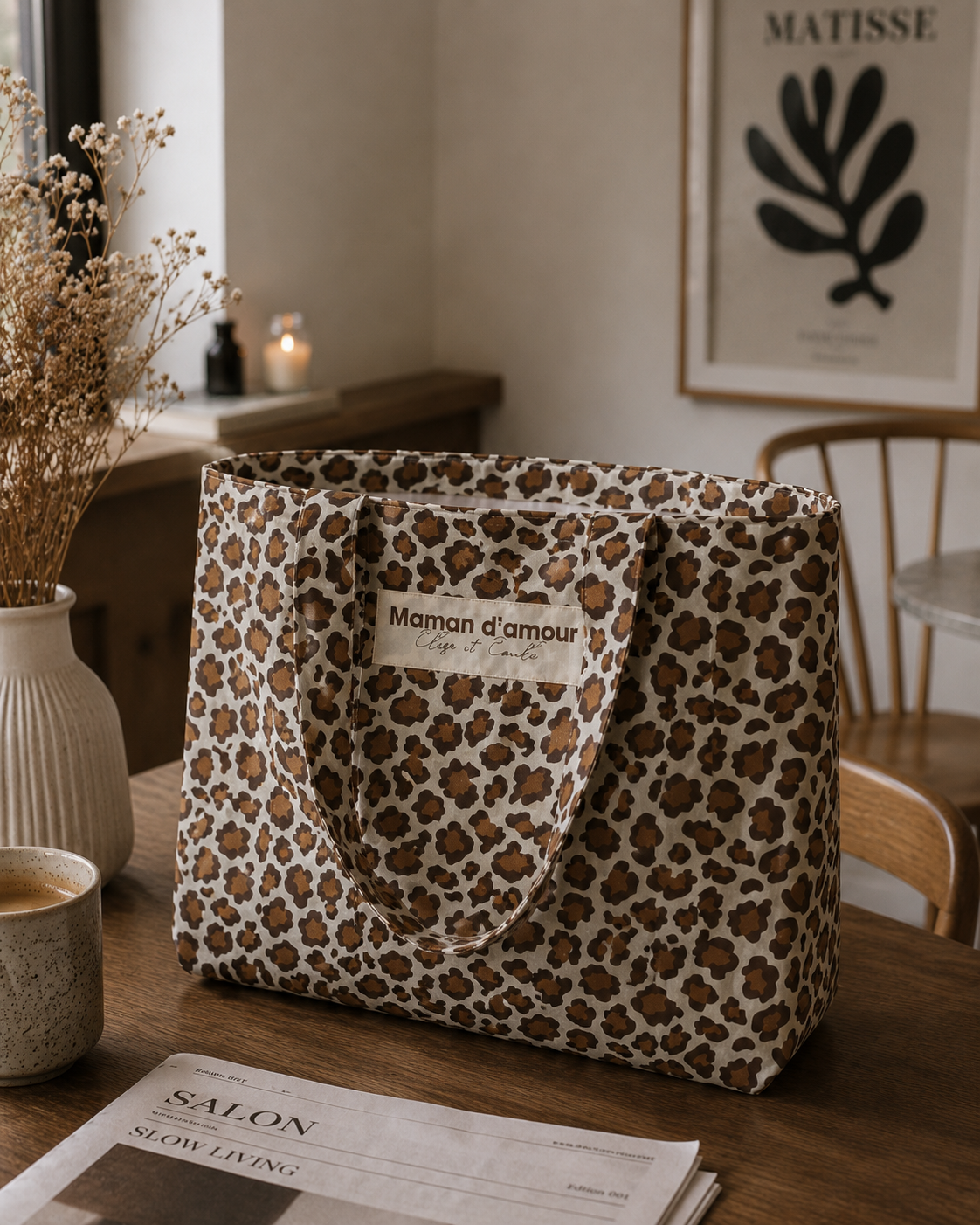 Sac léopard - Maman